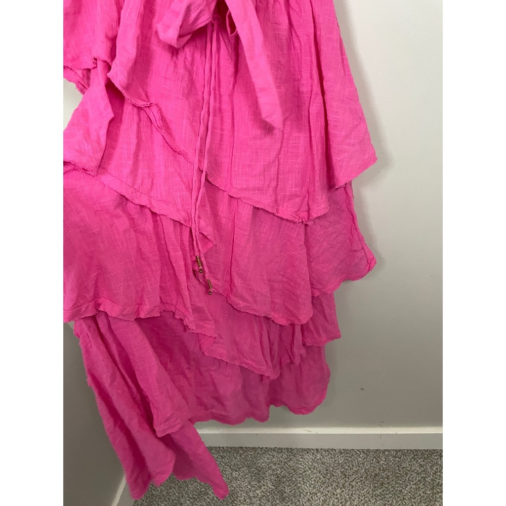 Free People Seraina Maxi Dress In Pink Size Small Bohemian Feminine European - Picture 8 of 12